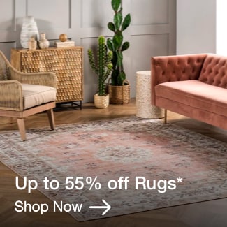 Up to 55% off Rugs*