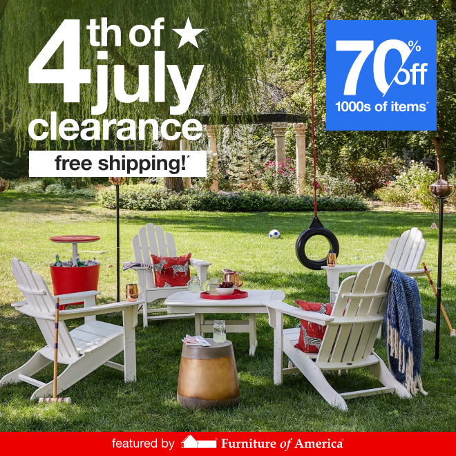 4th of July Clearance Event