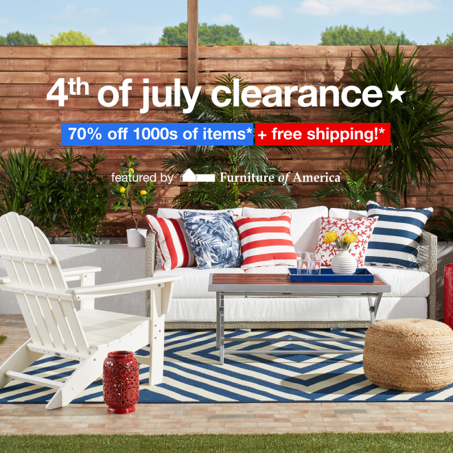 4th of July Clearance Event