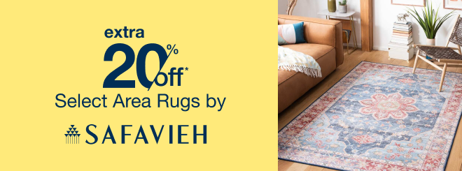 extra 25% off select Rugs by Safavieh*