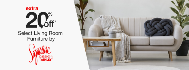 Extra 20% off select Furniture by Ashley