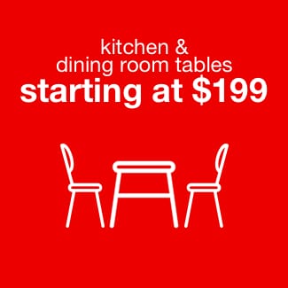 kitchen & dining room tables starting at $199