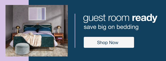 Guest Room Ready, Save Big on Bedding | minus: Shop Now