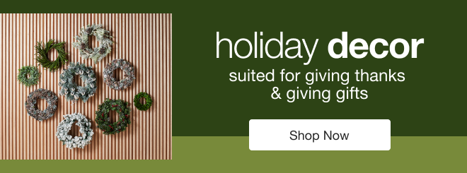 Holiday Decor Suited for Giving Thanks & Giving Gifts | minus: Shop Now