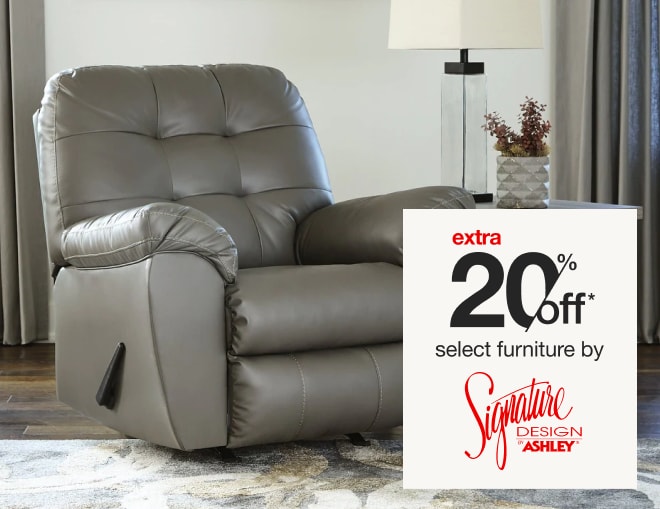 extra 20% off select furniture by signature design by ashley*