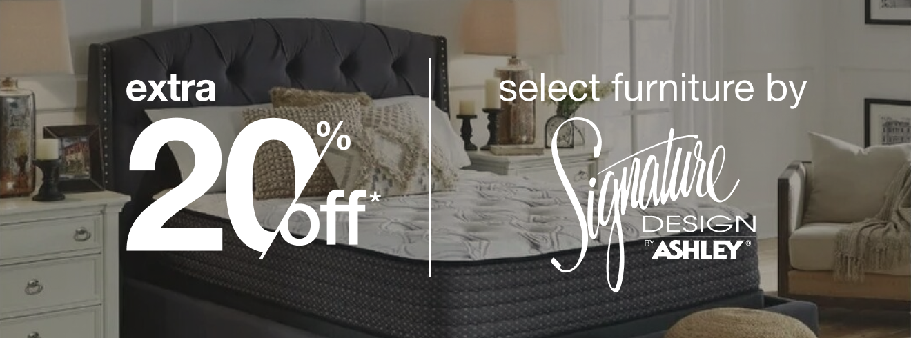 Extra 20% off select Furniture by Signature Design by Ashley*