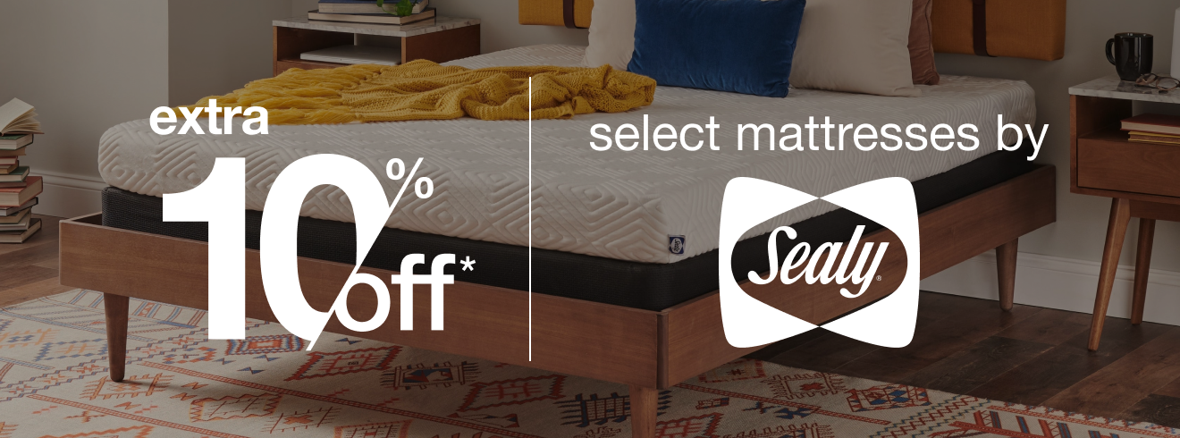 Extra 10% off Select Sealy
