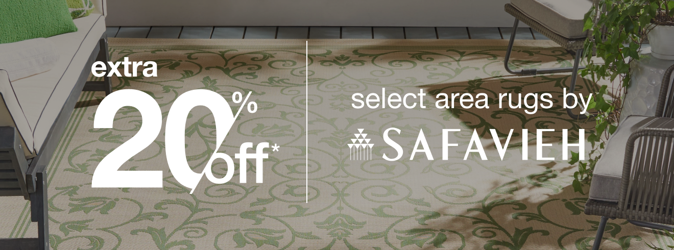 Extra 20% Off Select Area Rugs by Safavieh