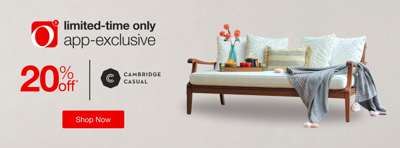20% off* Cambridge Casual App-Exclusive Offer