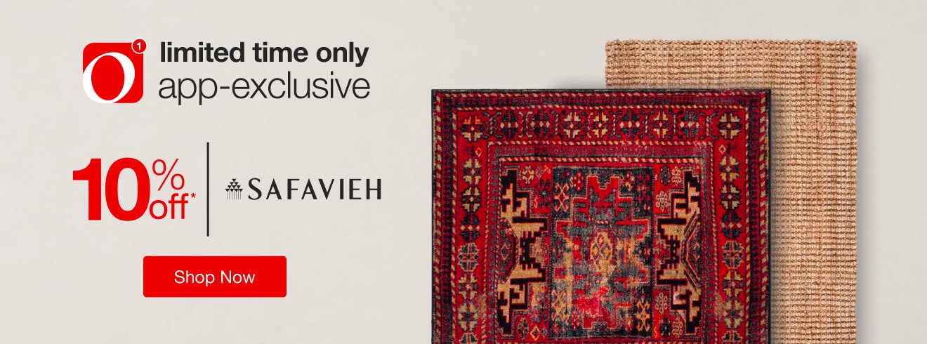 10% stackable Safavieh rugs App-Exclusive Offer