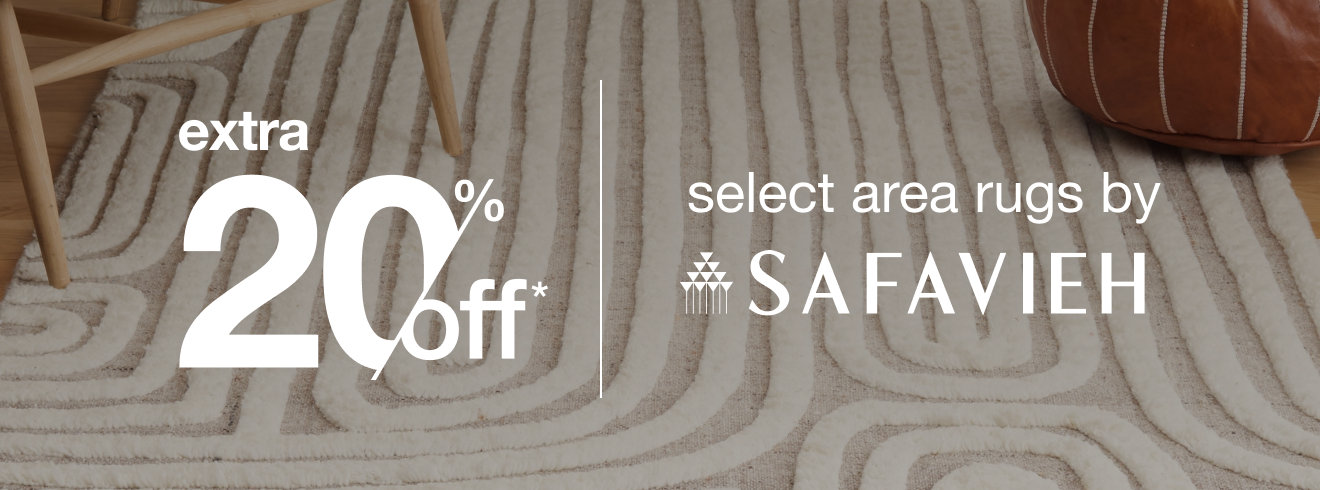 Extra 20% Off Select Area Rugs by Safavieh*