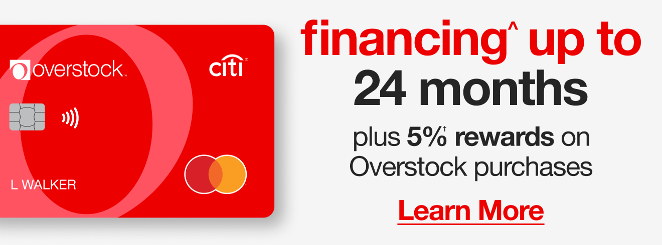 New Overstock Mastercard | minus: Learn More