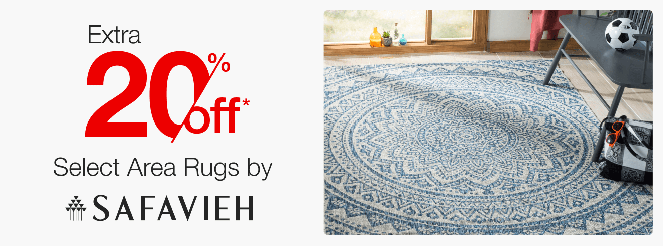 Extra 20% off Select Area Rugs by Safavieh*