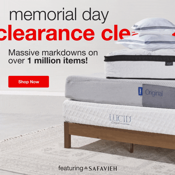 Memorial Day Clearance! Massive Markdowns on Over 1 Million Items!