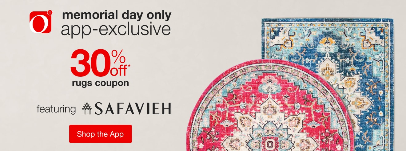 30% off* Rugs Featuring Safavieh App-Exclusive Offer