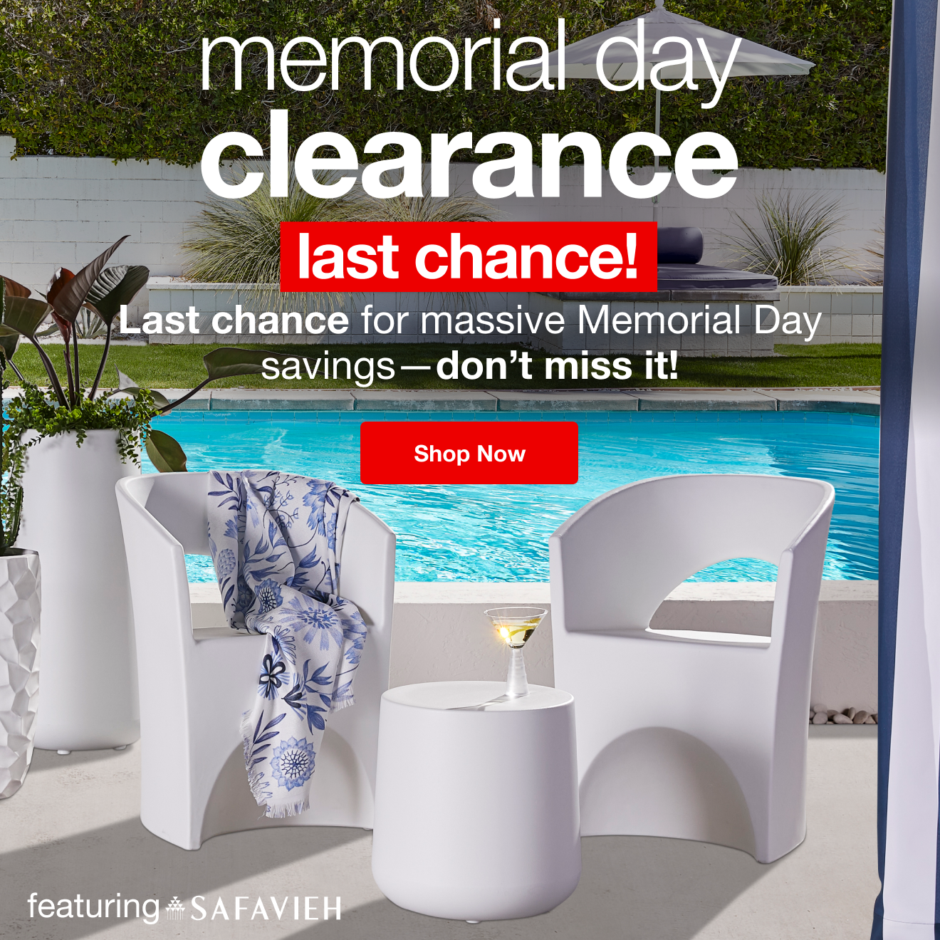 Memorial Day Clearance - Shop Now