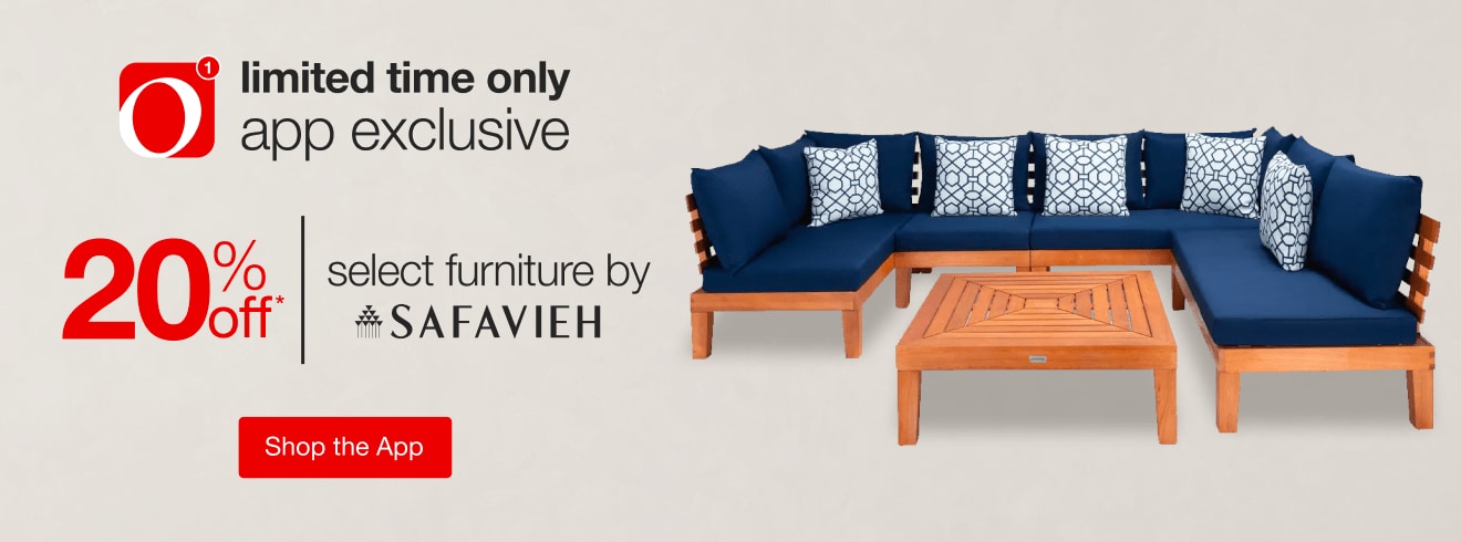 20% off Featuring Safavieh App-Exclusive Offer*