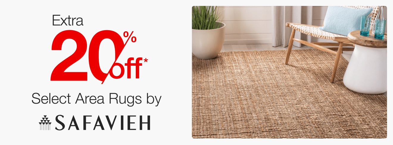 Extra 20% off Select Area Rugs by Safavieh*