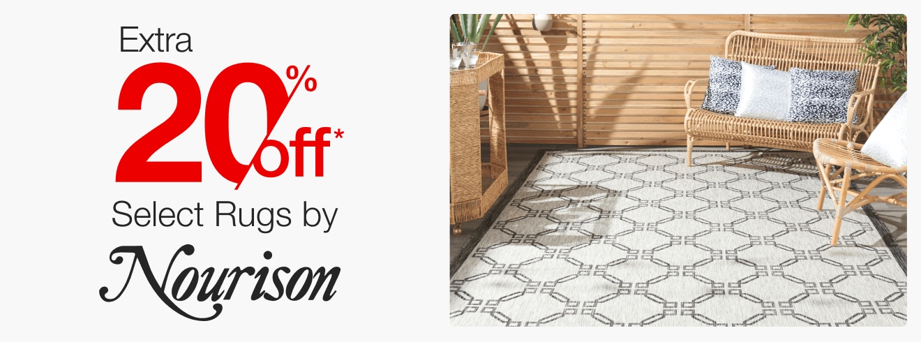 Extra 20% Off Select Rugs by Nourison*