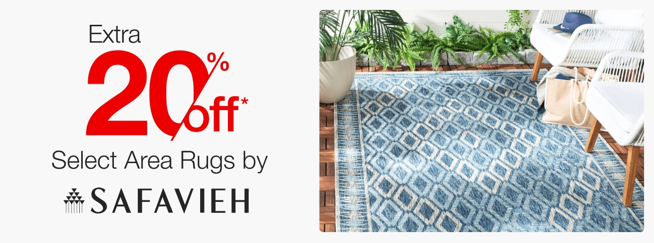 Extra 20% off Select Area Rugs by Safavieh*