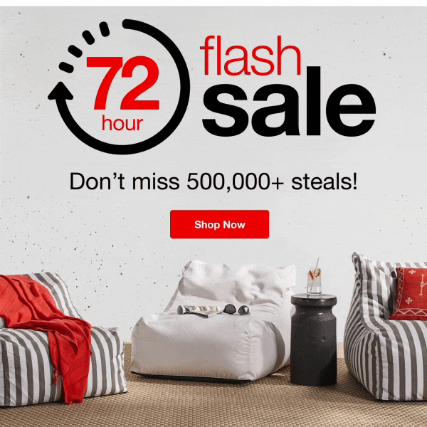 72-Hour Flash Sale — Shop Now!