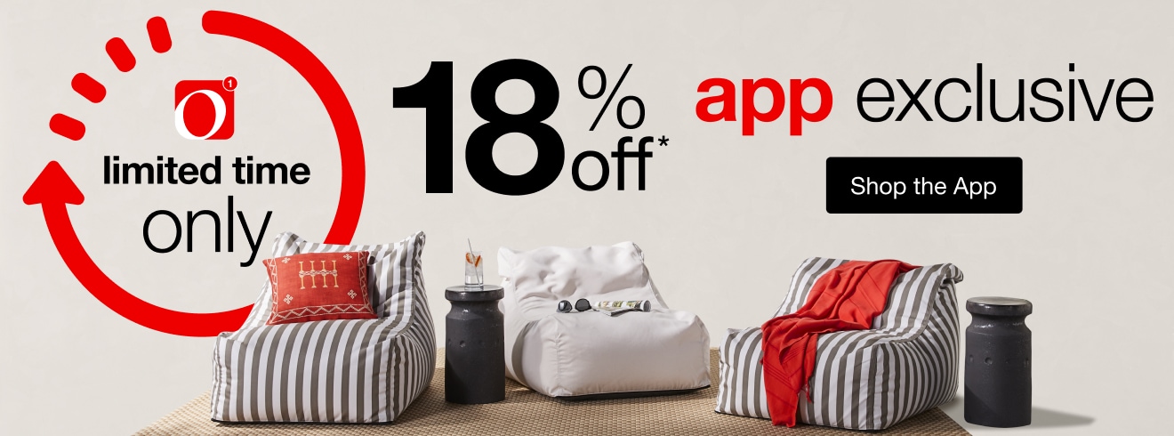 18% Off* App-Exclusive Offer