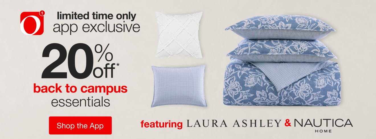 Save 20% Off* Back to Campus Essentials Featuring Nautica & Laura Ashley