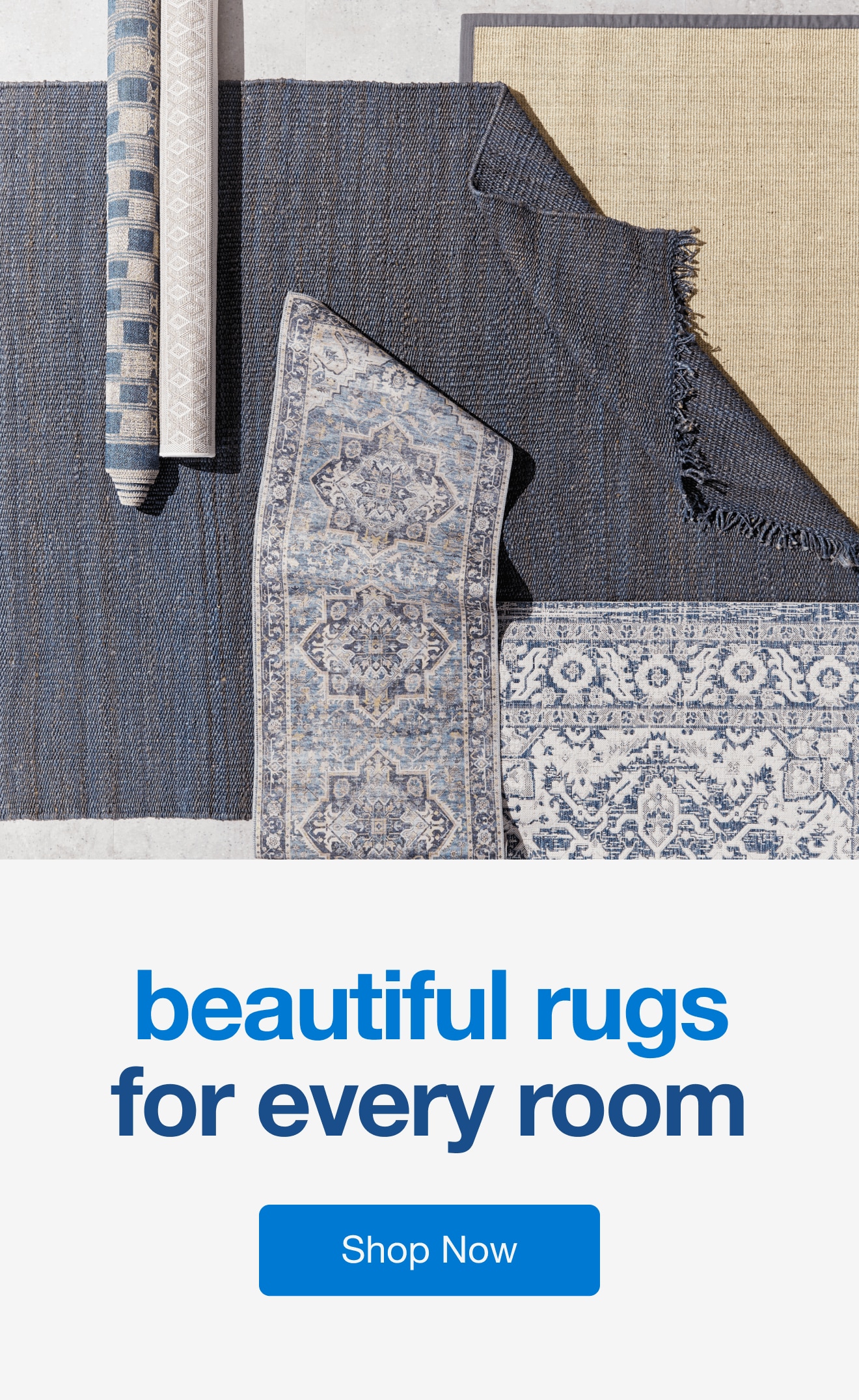 Beautiful rugs for every room! Shop Now!