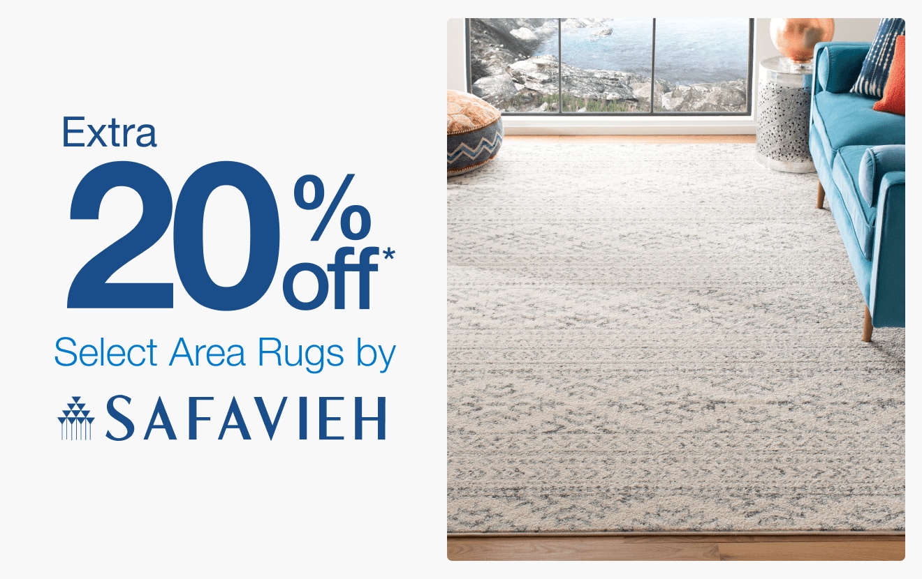 Extra 20% off Select Area Rugs by Safavieh*