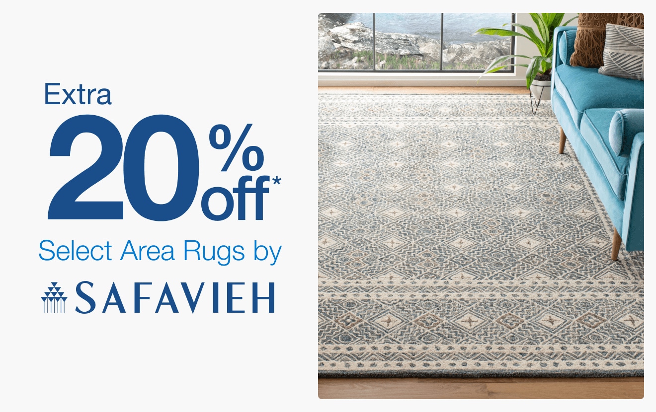 Extra 20% off Select Area Rugs by Safavieh*