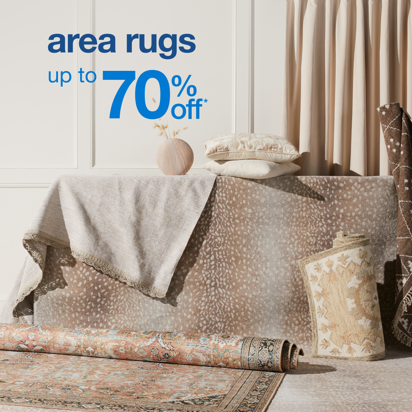 Roll out a new rug—Shop now!