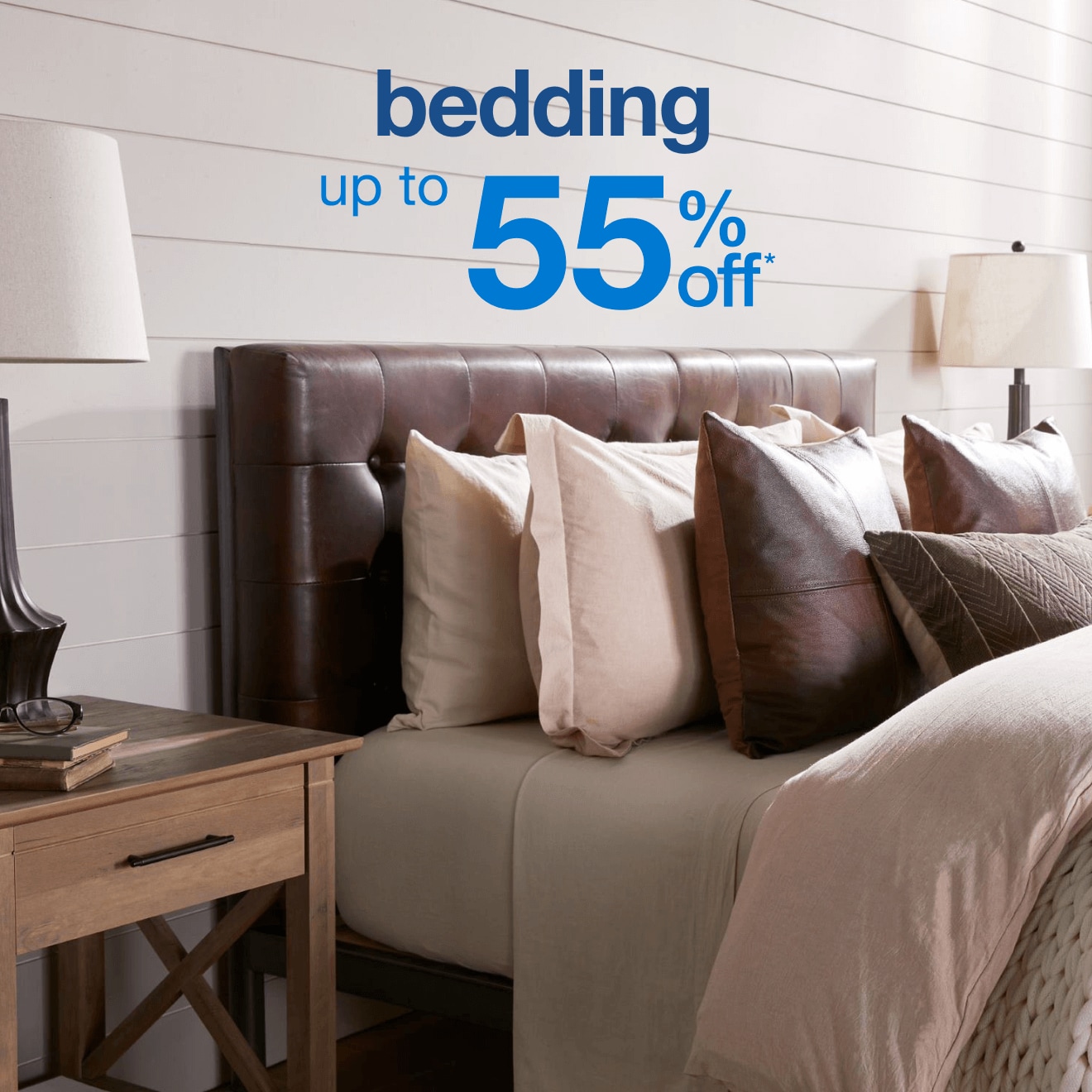 Bedding up to 55% off* — Shop Now!
