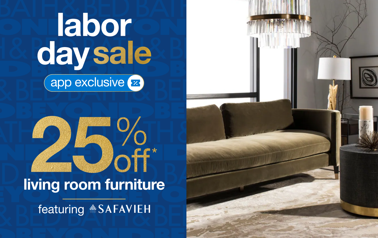 Shop App Exclusive 25% off* living room furniture