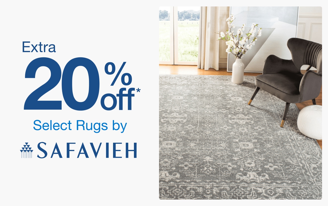 Extra 20% Off Select Rugs by Safavieh*