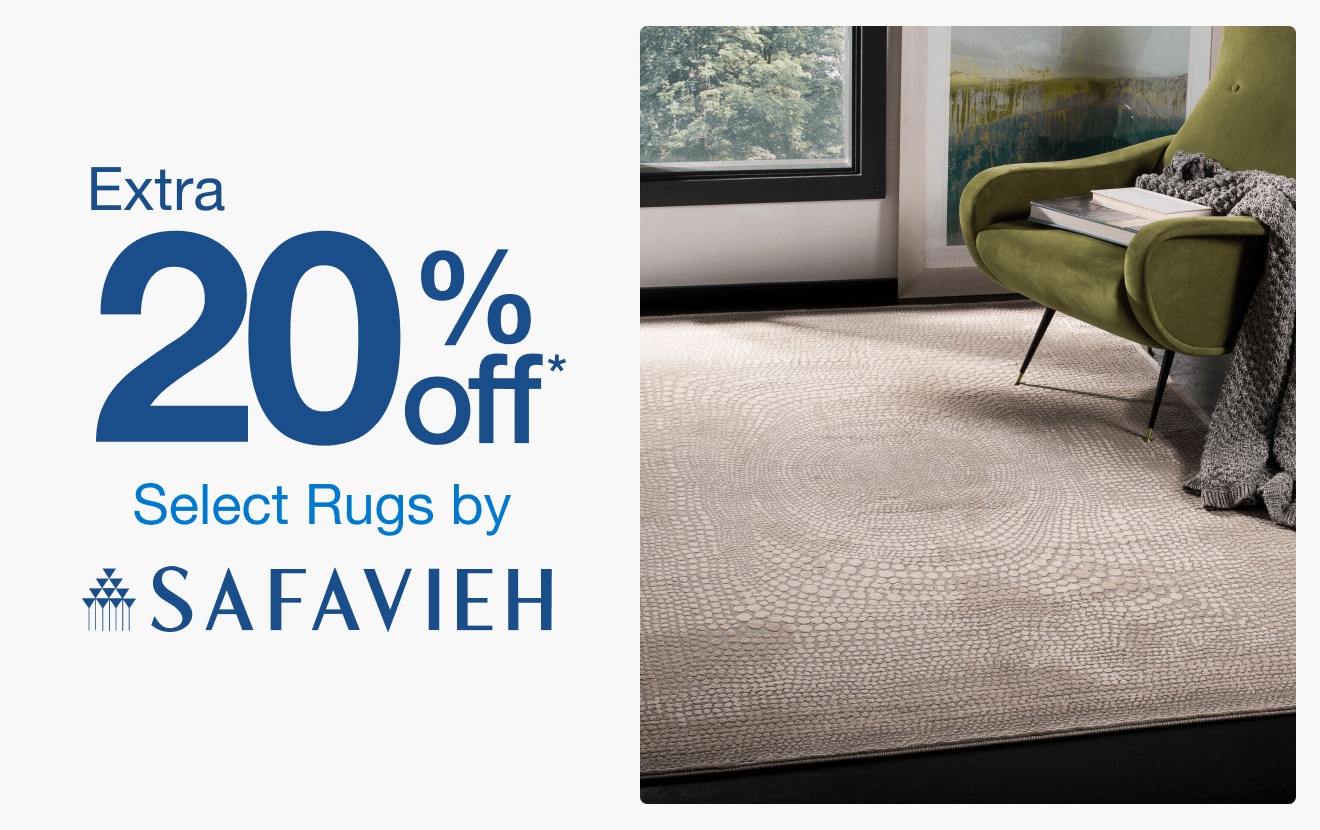 Extra 20% off Select Rugs by Safavieh*