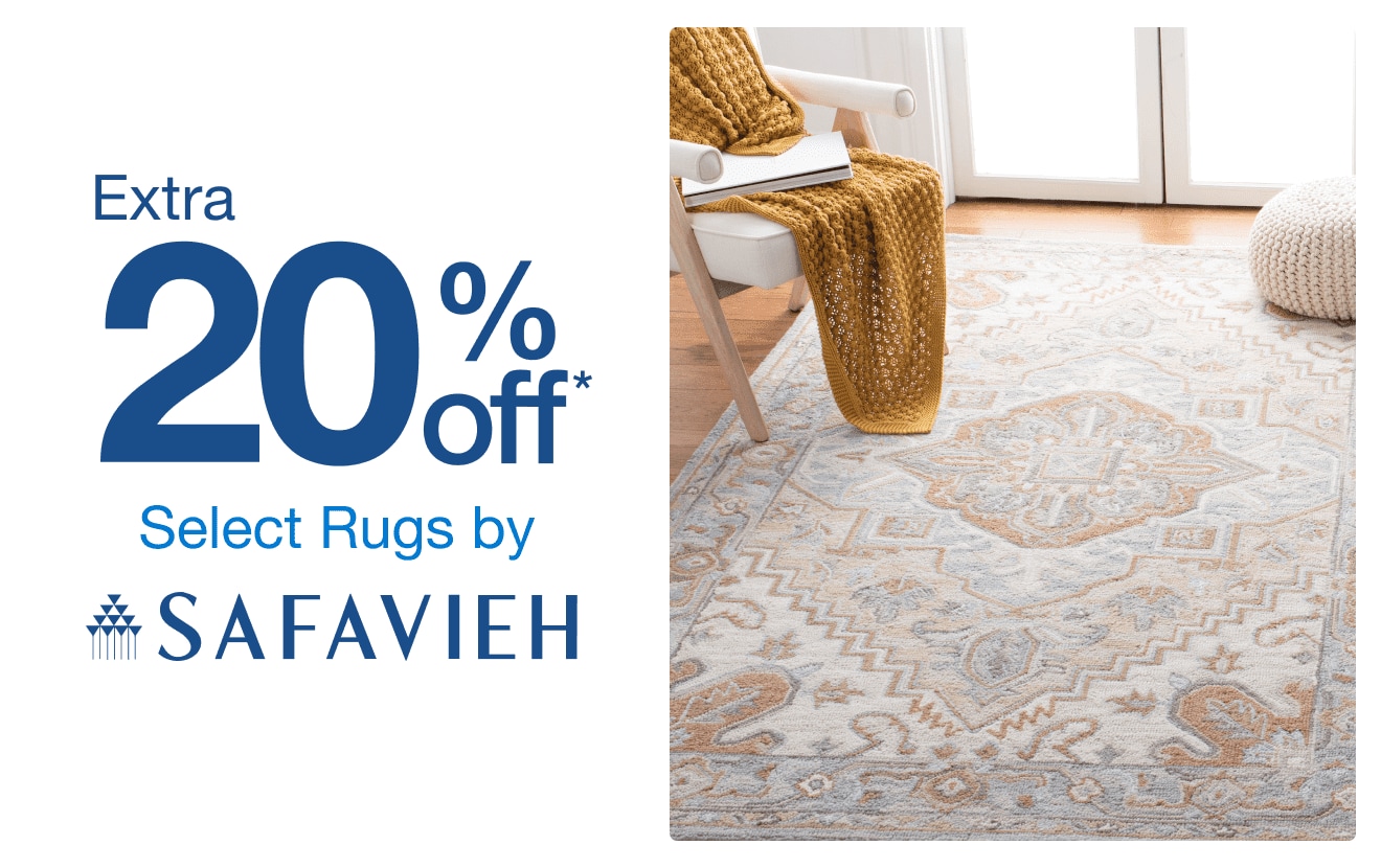 Extra 20% Off Select Rugs by Safavieh*