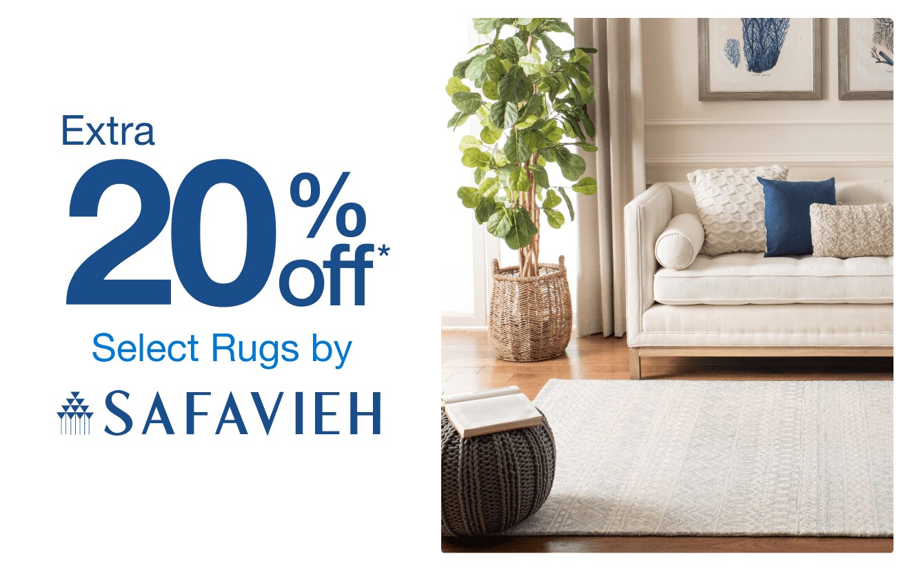 Extra 20% Off Select Rugs by Safavieh*