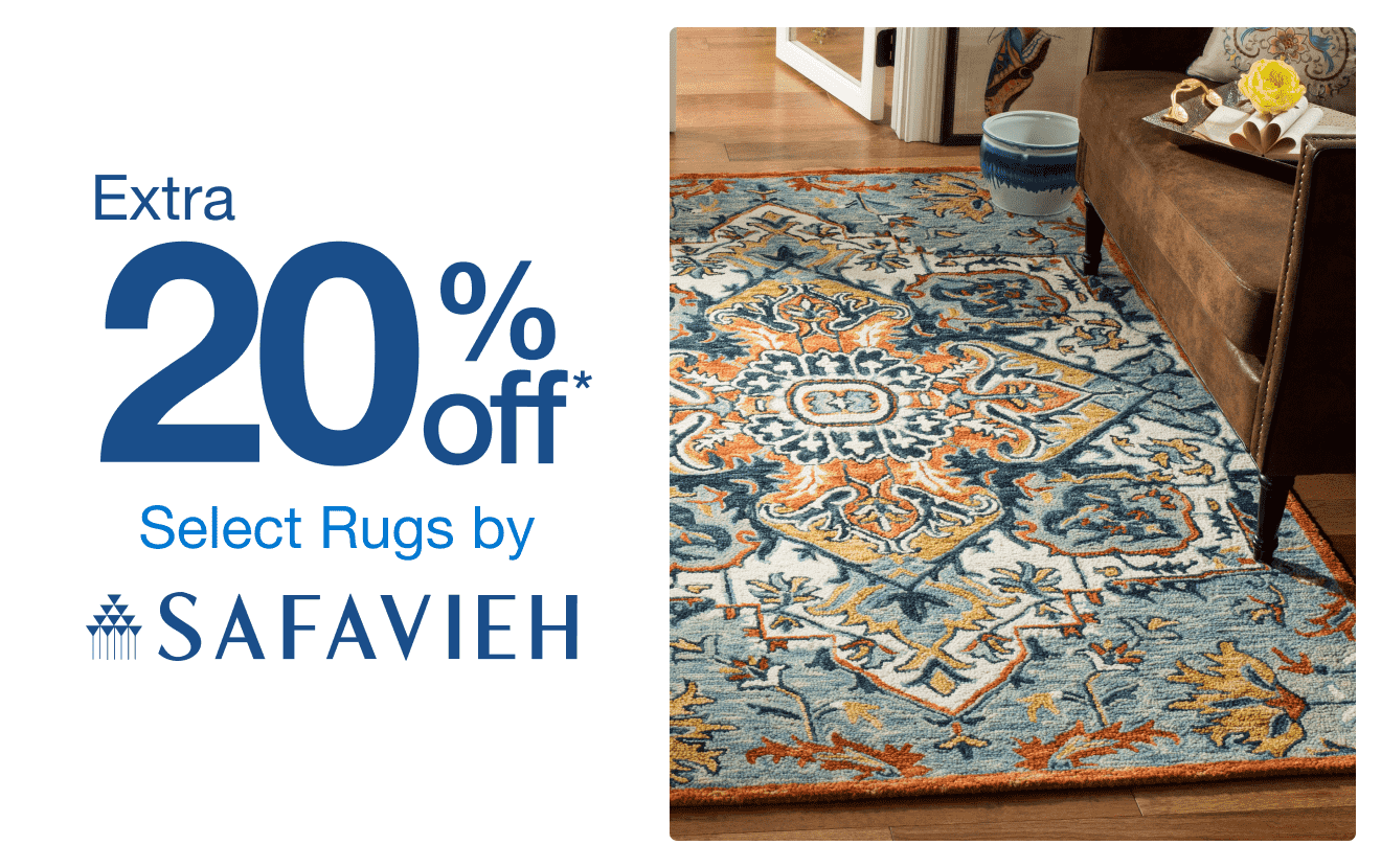 Extra 20% Off Select Rugs by Safavieh*