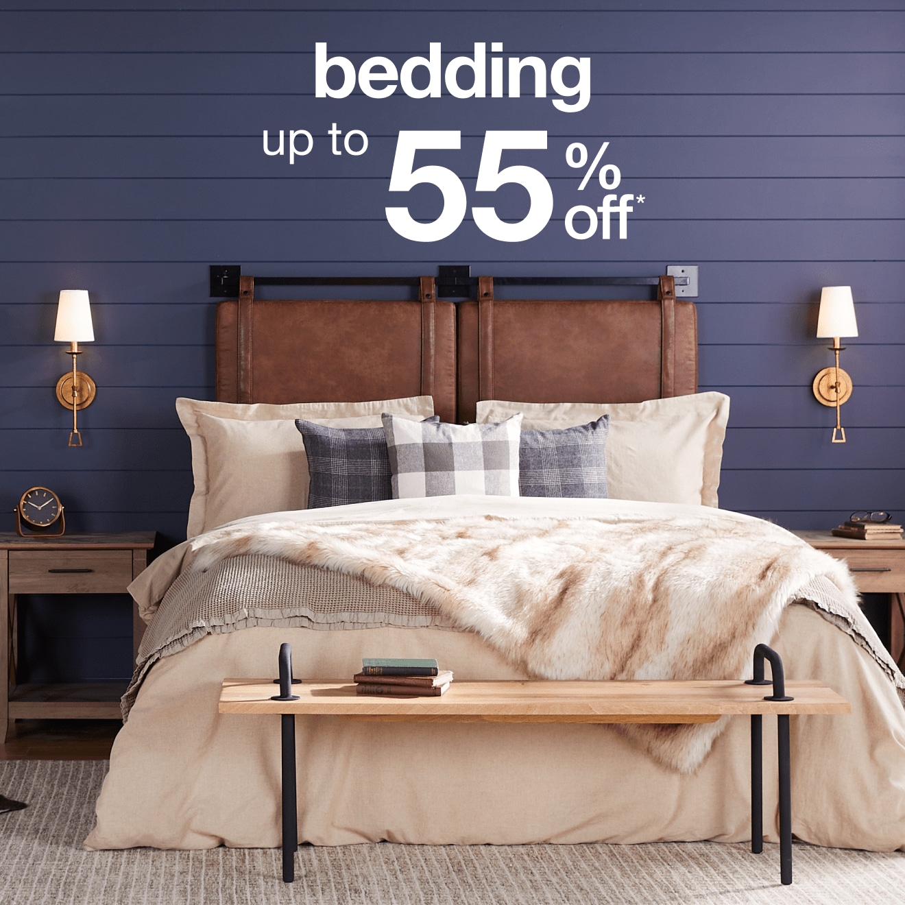 Bedding up to 55% off* — Shop Now!