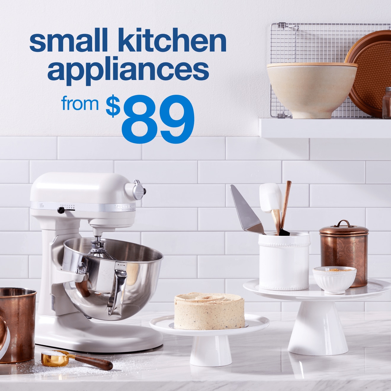 Small kitchen appliances from $89