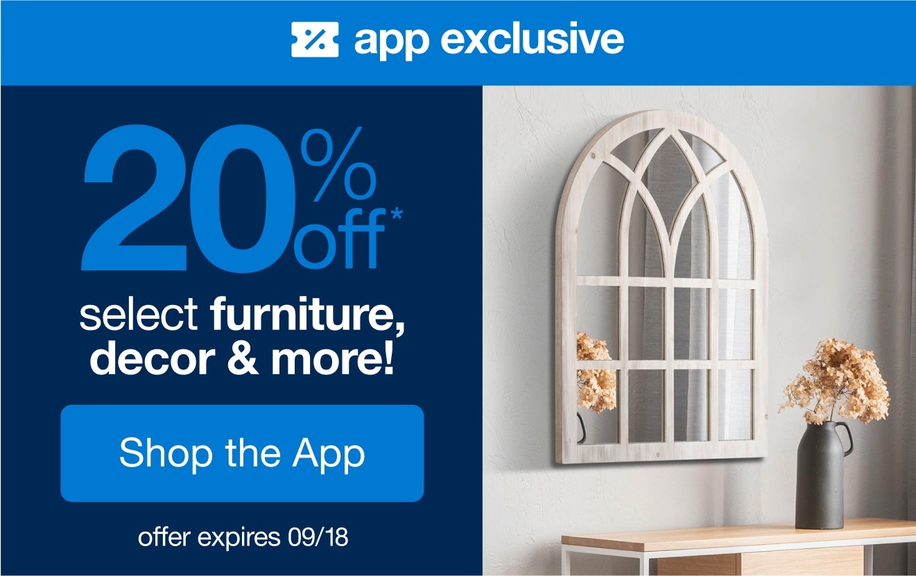 Shop App-Exclusive Fall Home 20% Off* Savings on Decor, Furniture & More