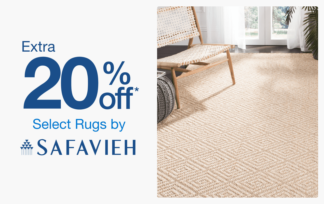 Extra 20% off Select Rugs by Safavieh*