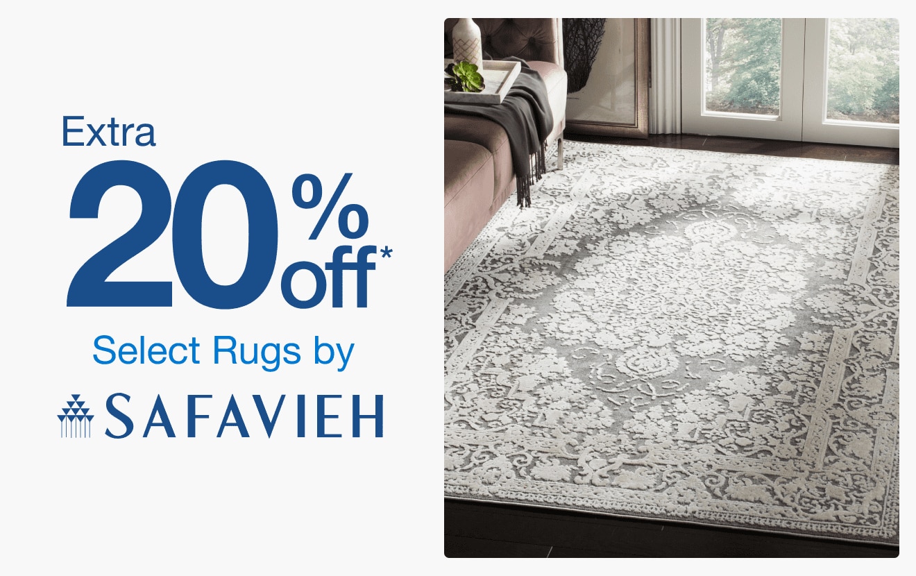 Extra 20% off Select Rugs by Safavieh*