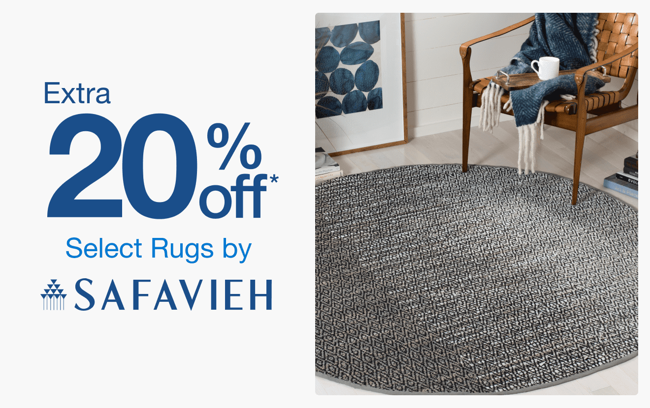 Extra 20% off Select Rugs by Safavieh*