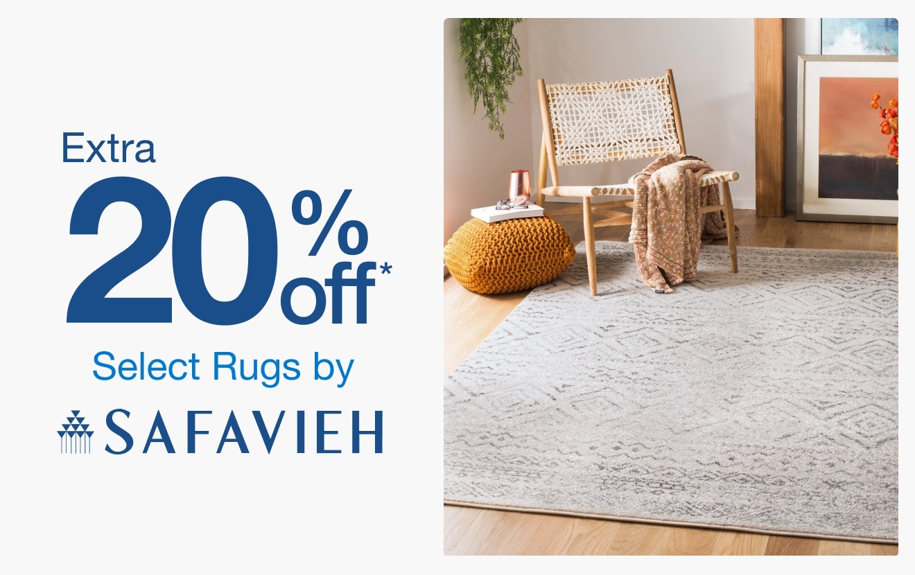 Extra 20% off Select Rugs by Safavieh*