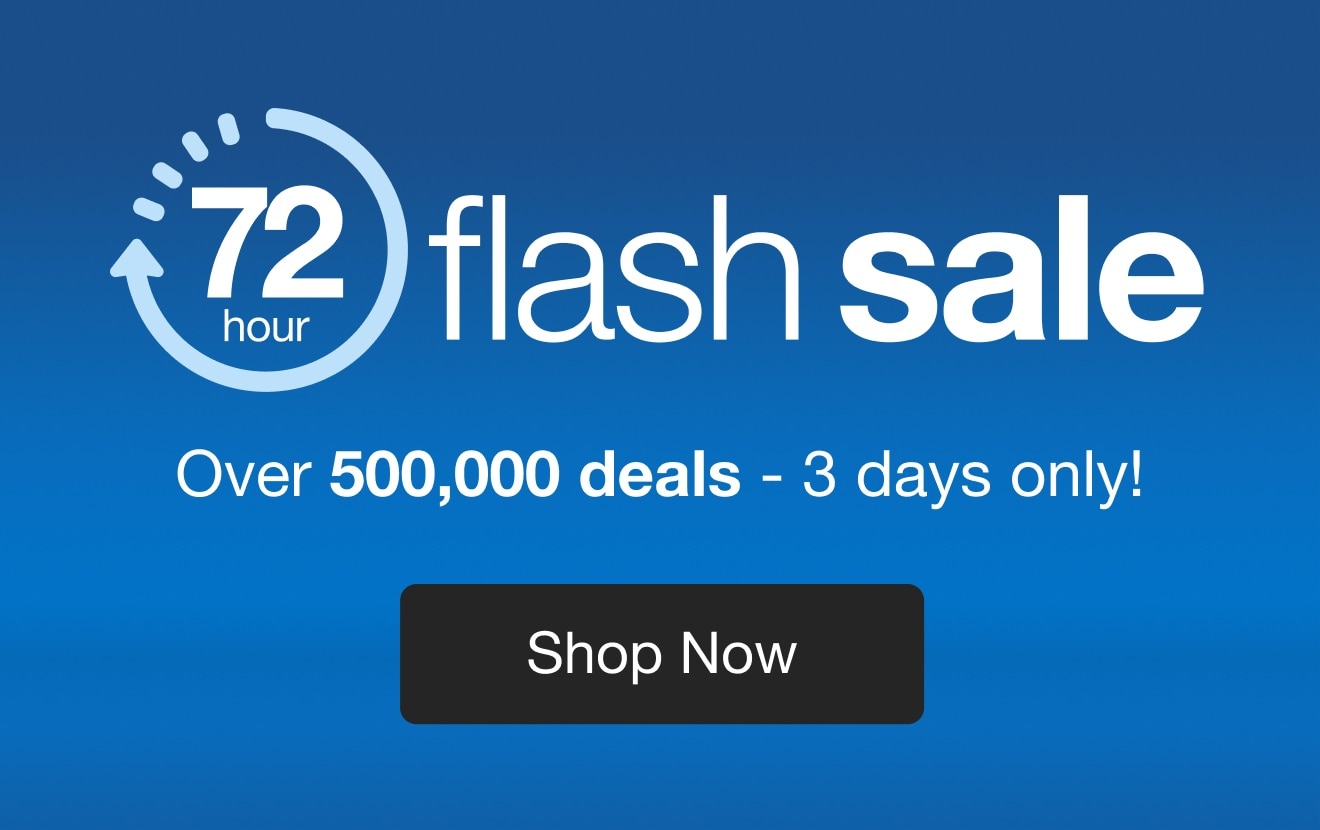 72-Hour Flash Sale — Shop Now!