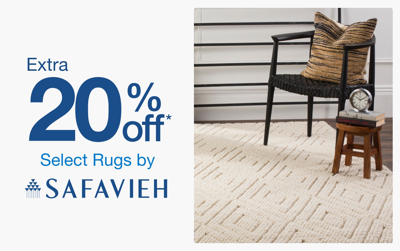 Up to 20% off Select Rugs by Safavieh*