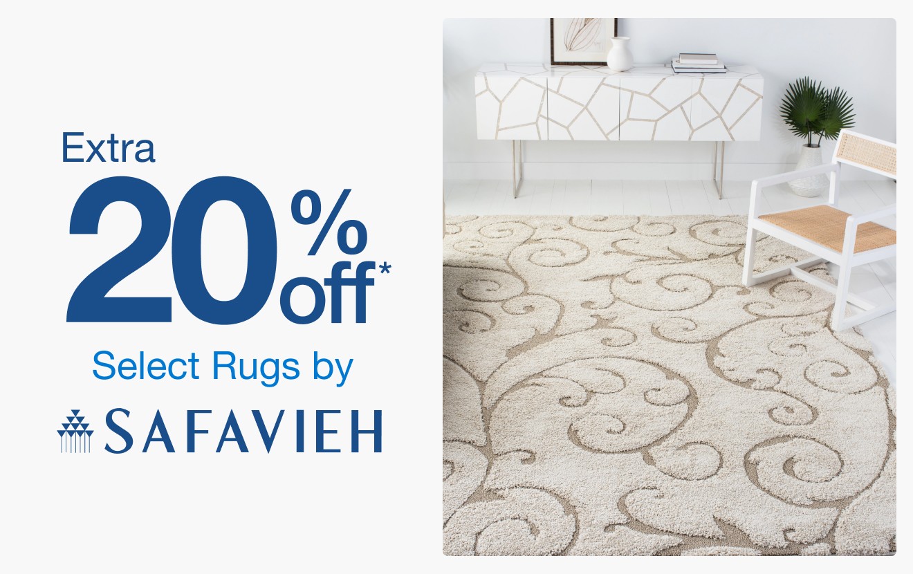 Up to 20% Off Select Rugs by Safavieh*