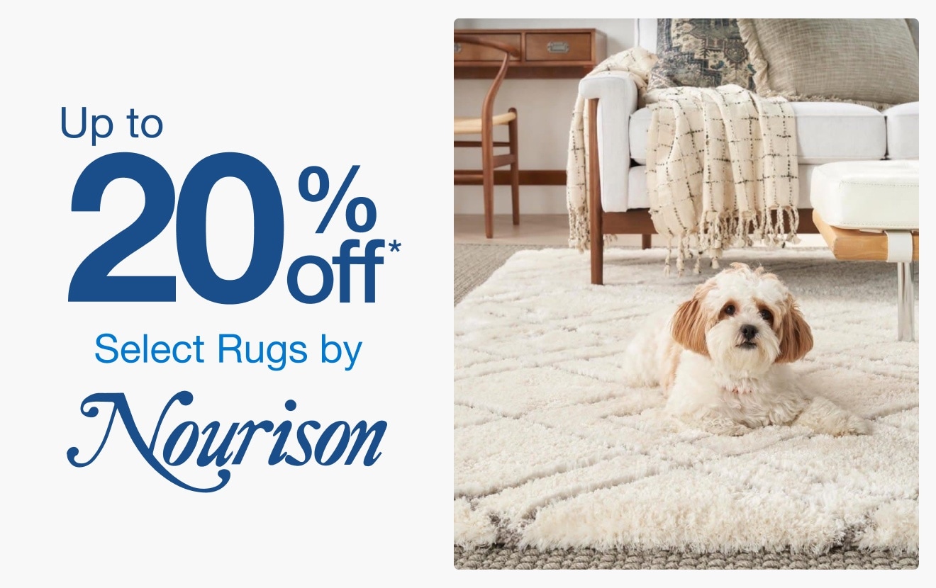 Up to 20% Off Select Rugs by Nourison*