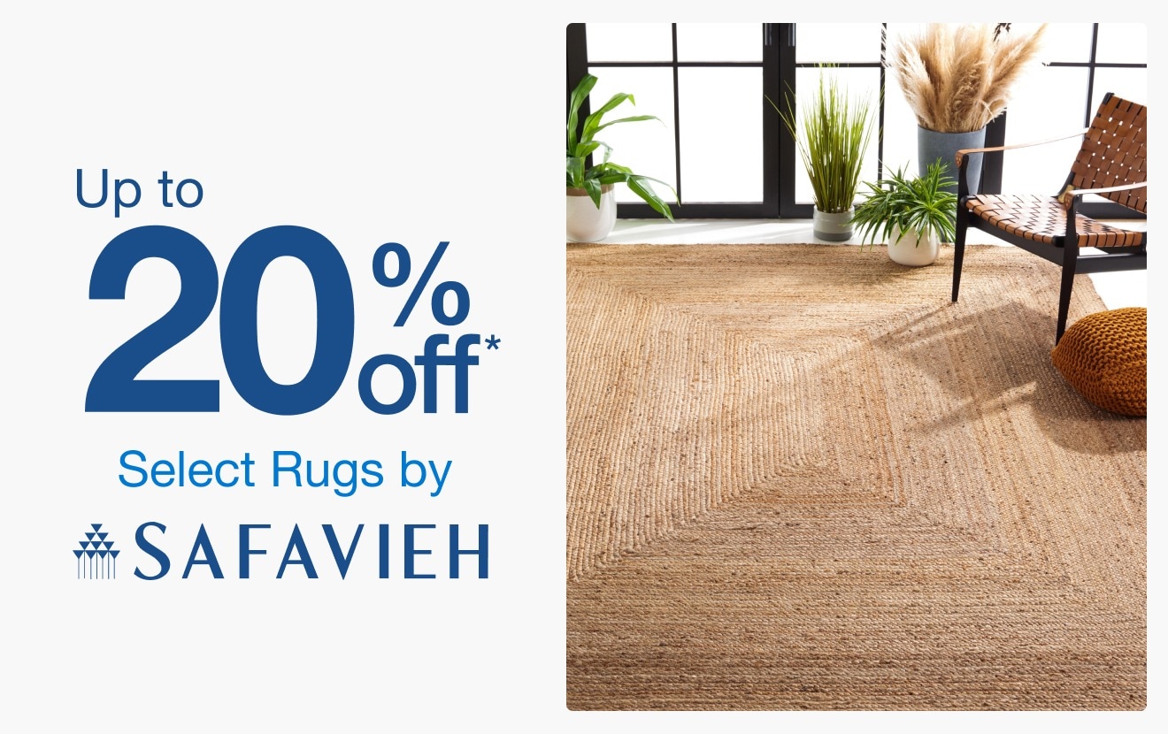 Up to 20% Off Select Rugs by Safavieh*